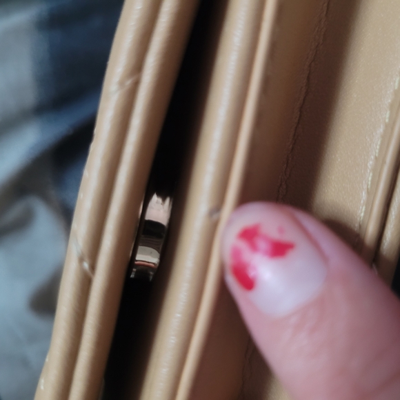 Bebe Tan Quilted Women's Bag - Picture 4 of 10